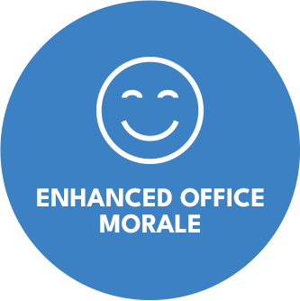 office morale in Central, Southern Maine, and Portland